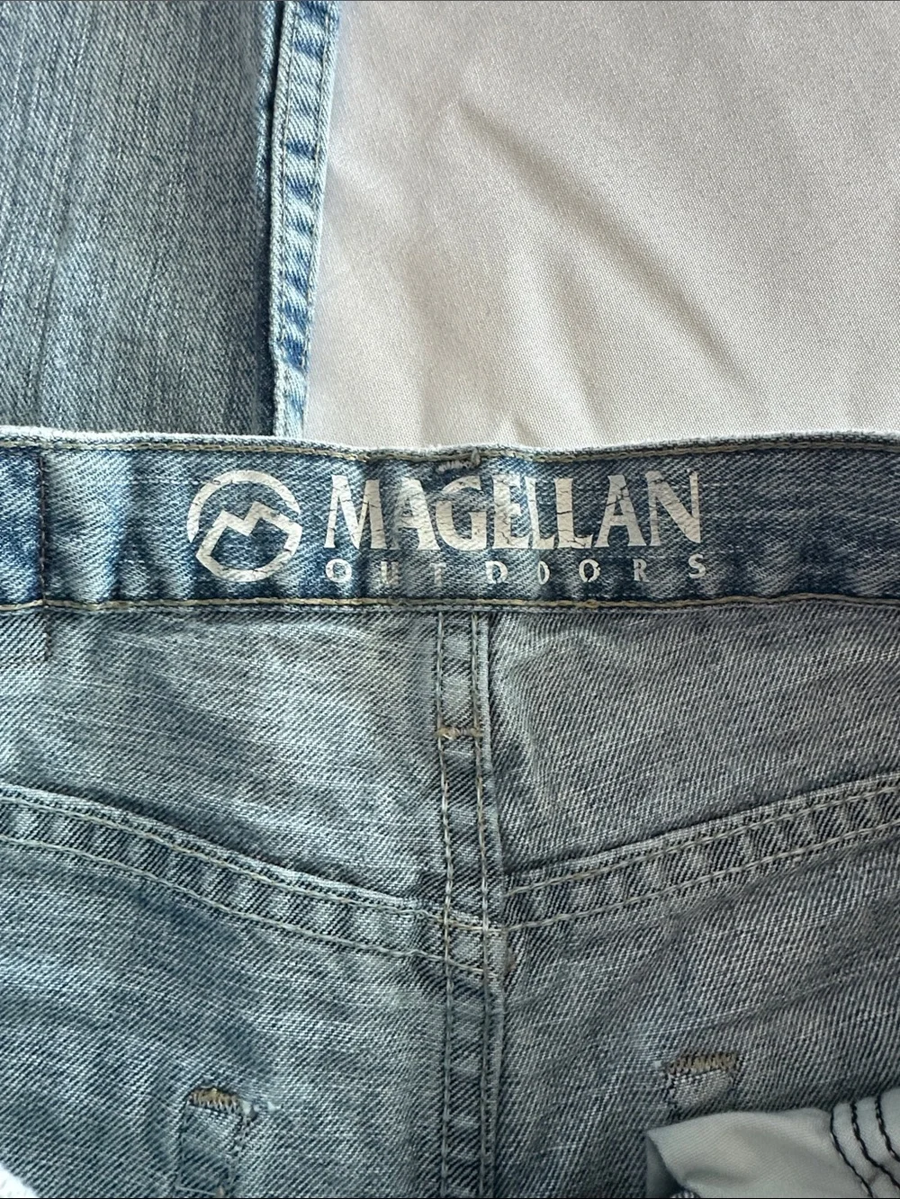 Magellan Outdoors Men’s Light Blue Straight Jeans - Classic Denim